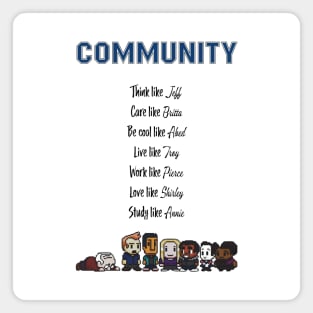 To be like Community · TV show Magnet